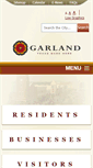 Mobile Screenshot of garlandtx.gov